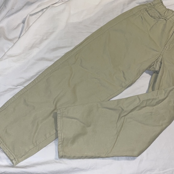 NWT H&M Paperbag/Mom Jean Cotton Pants - Picture 3 of 5